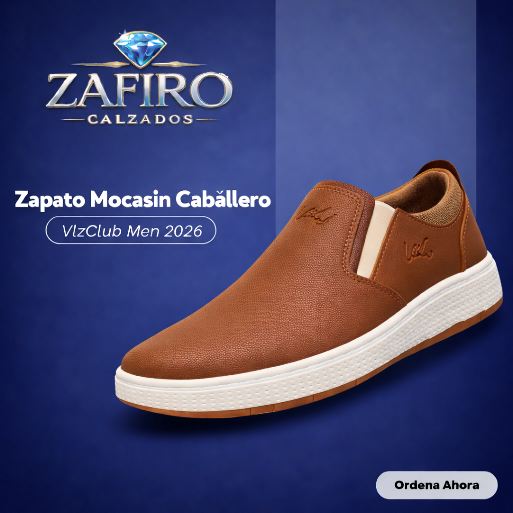 Mocasin Ortopédic Caballero - VLZ Club Men™ Edición 2026®